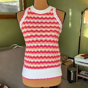 Loft sweater crochet vest